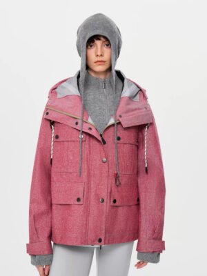 Street‑Style Hooded Cargo Parka Jacket,